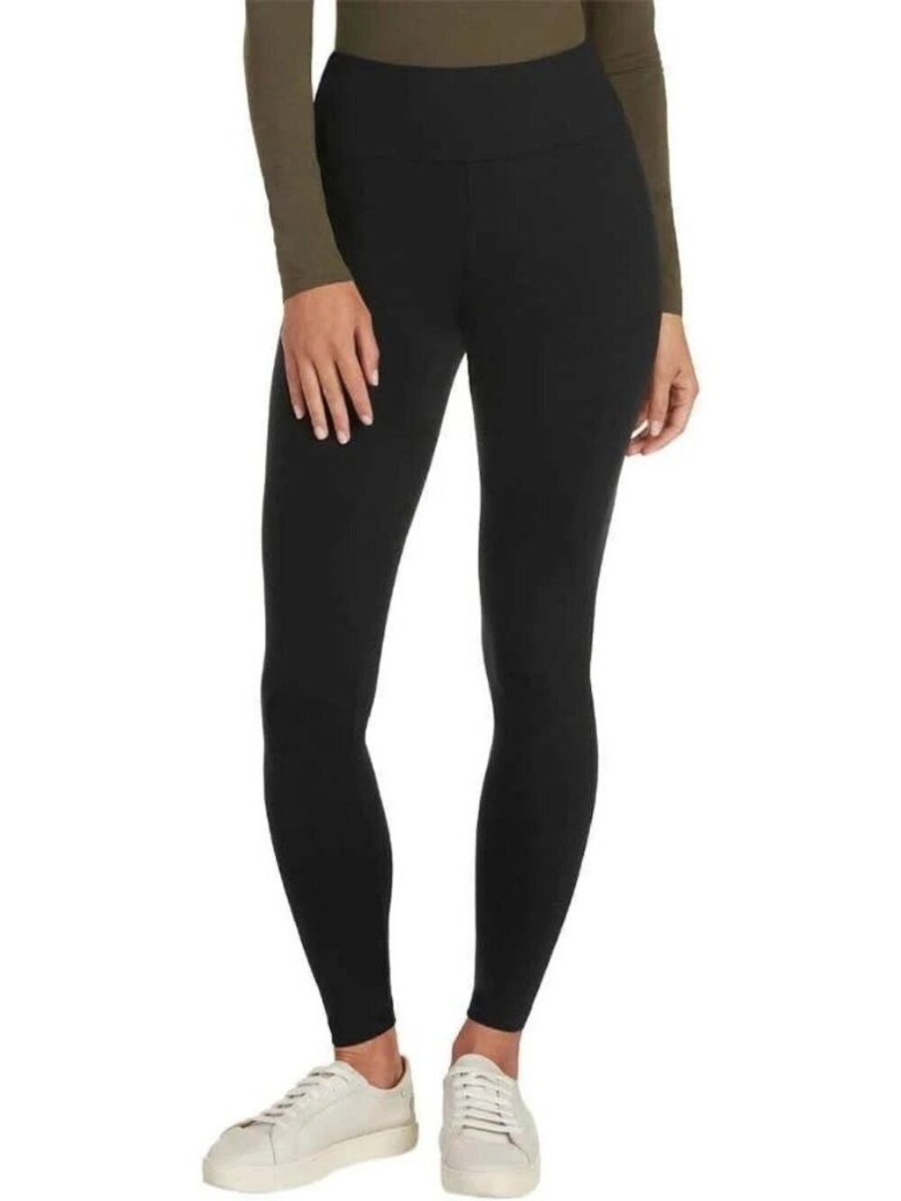 NWT Matty M Black High-Waisted Leggings Size S 27" Inseam  J1932